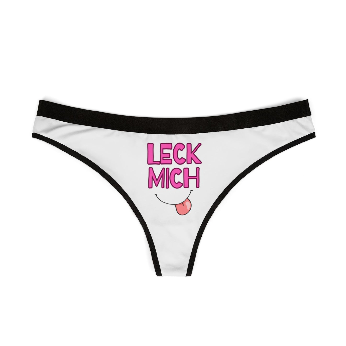 Damen Thong Unterwäsche Bequeme Atmungsaktive Slips LECK MICH