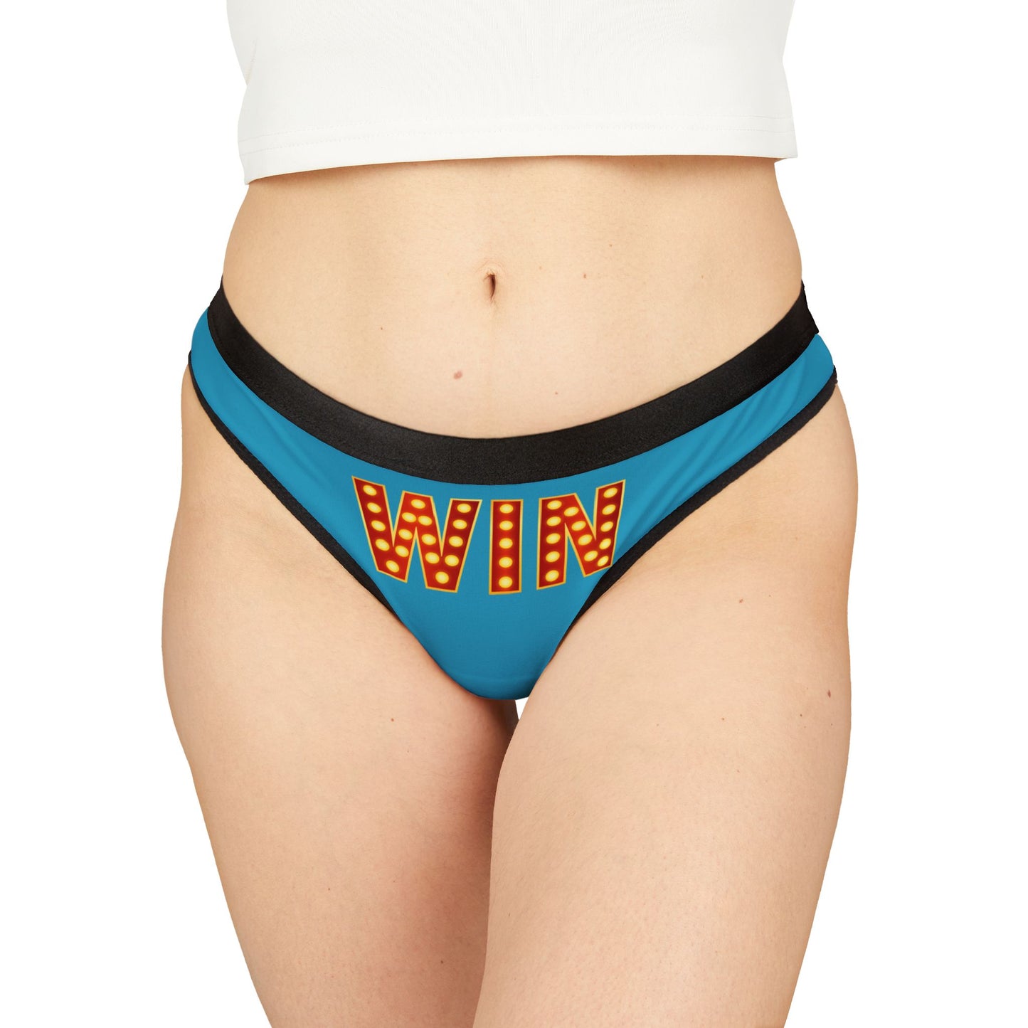 Damen Thong Unterwäsche Bequeme Atmungsaktive Slips Motiv Win