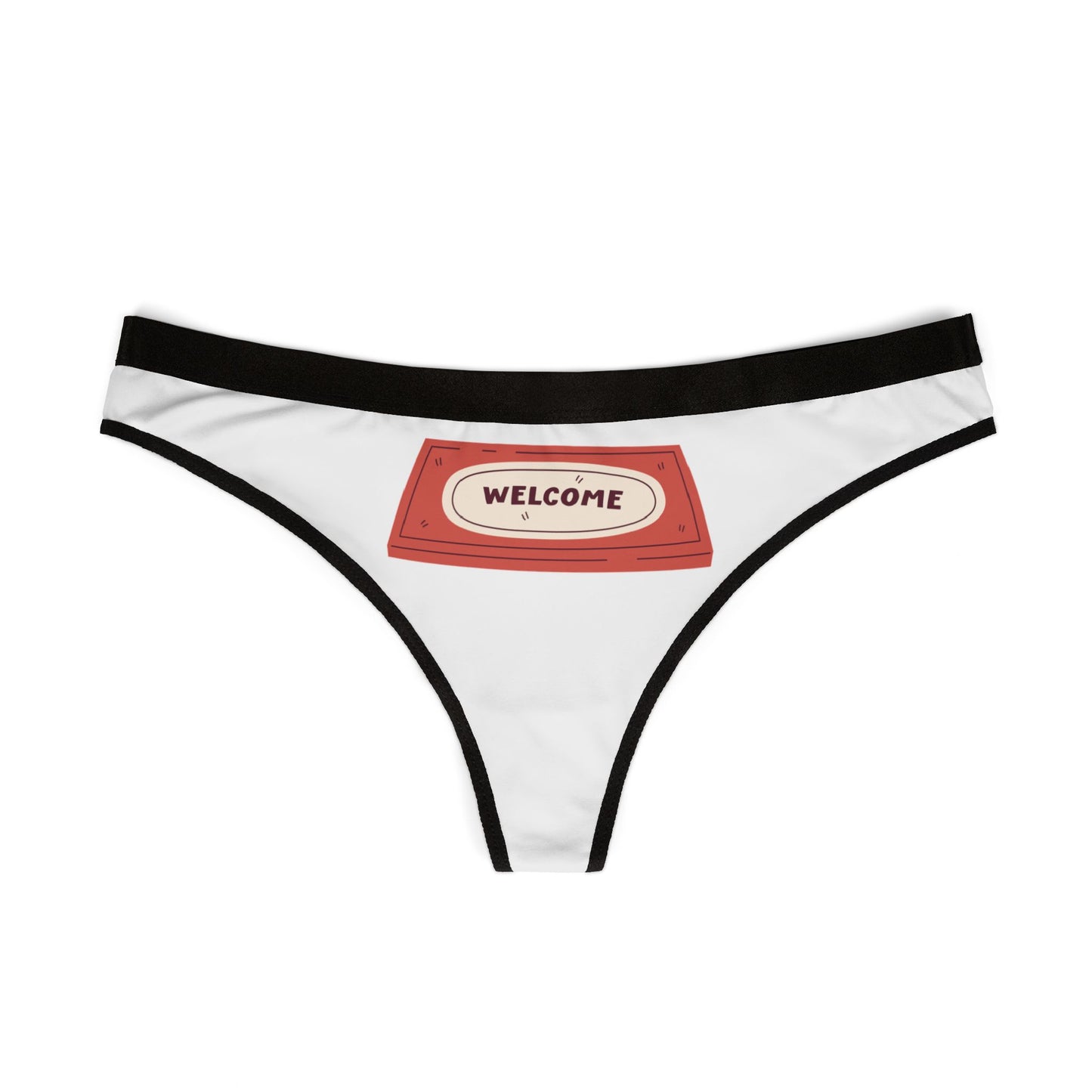 Damen Thong Unterwäsche Welcome Bequeme Slips MauserDesign