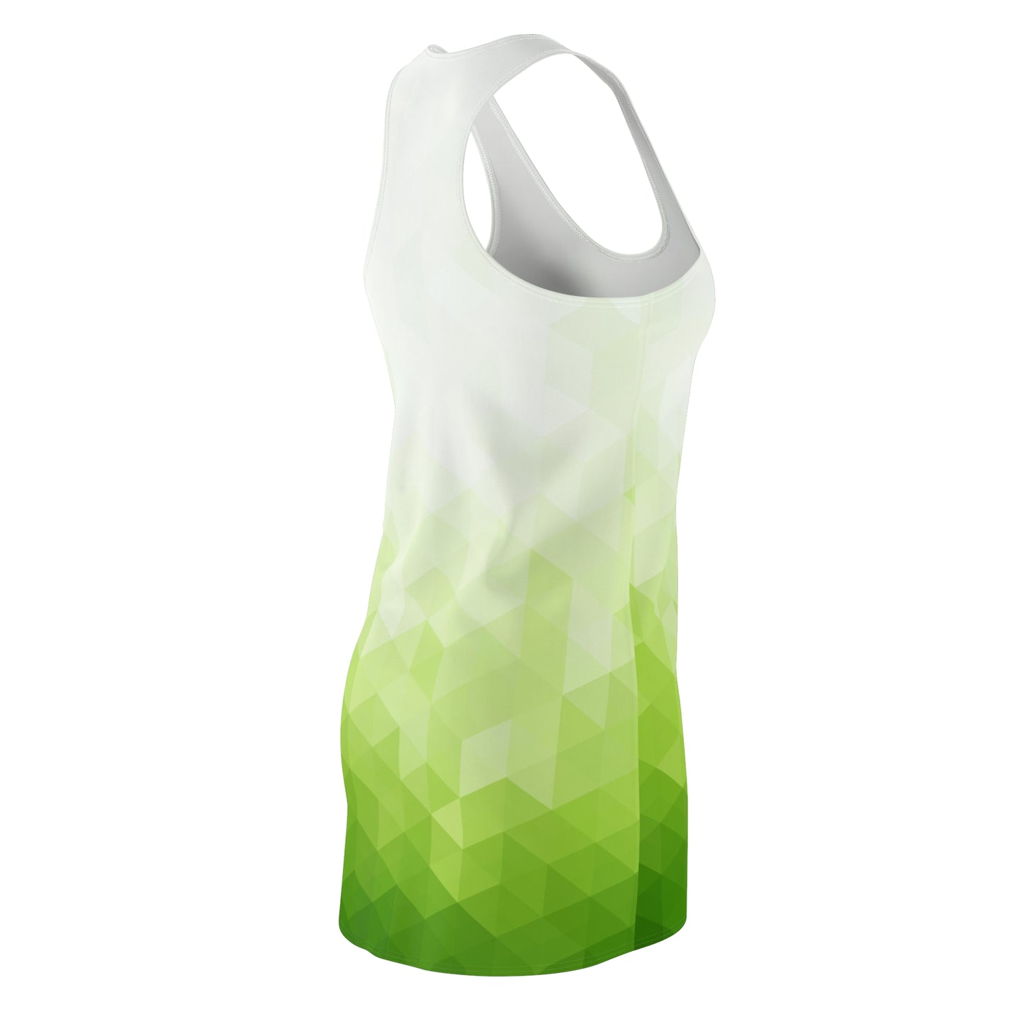 Gradient Green Racerback Kleid Damen – Sommerkleid mit Farbverlauf