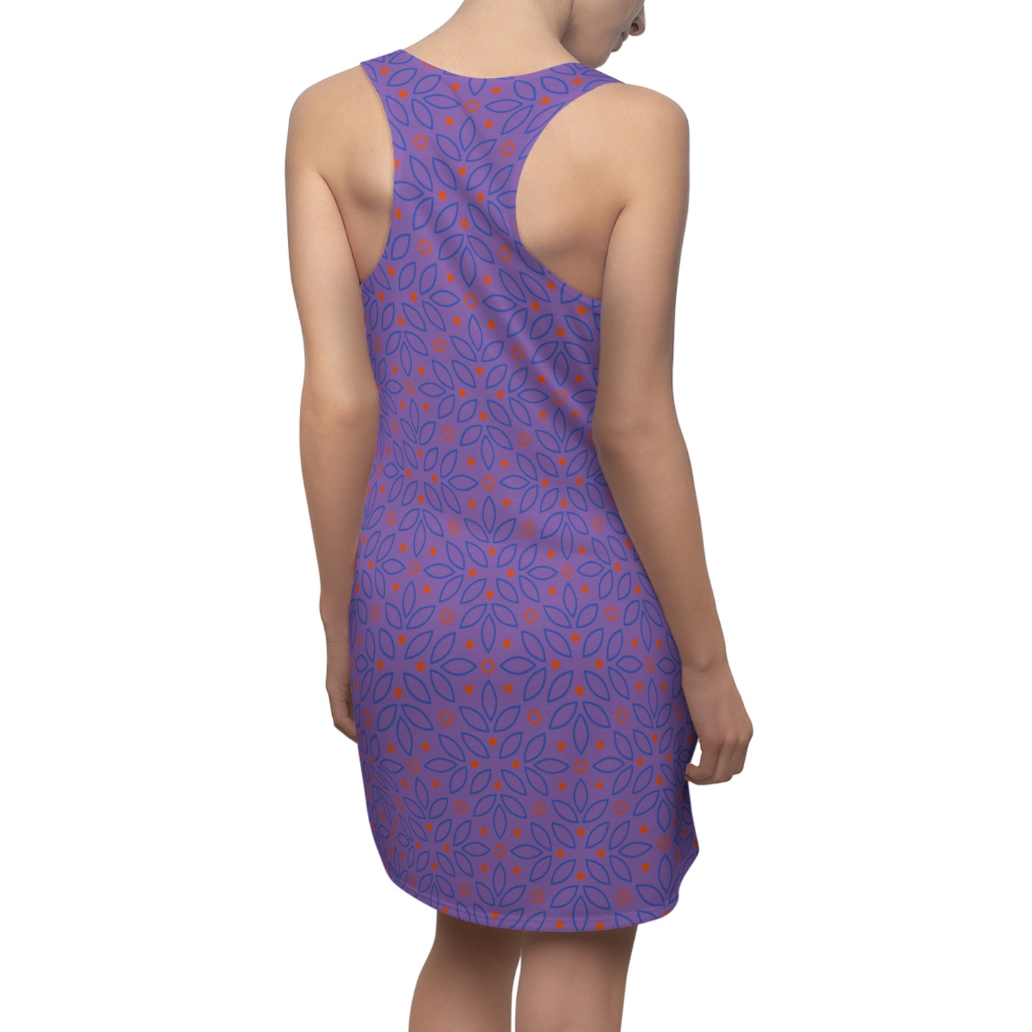 Bunt Floral Racerback Kleid – Sommer Damenmode