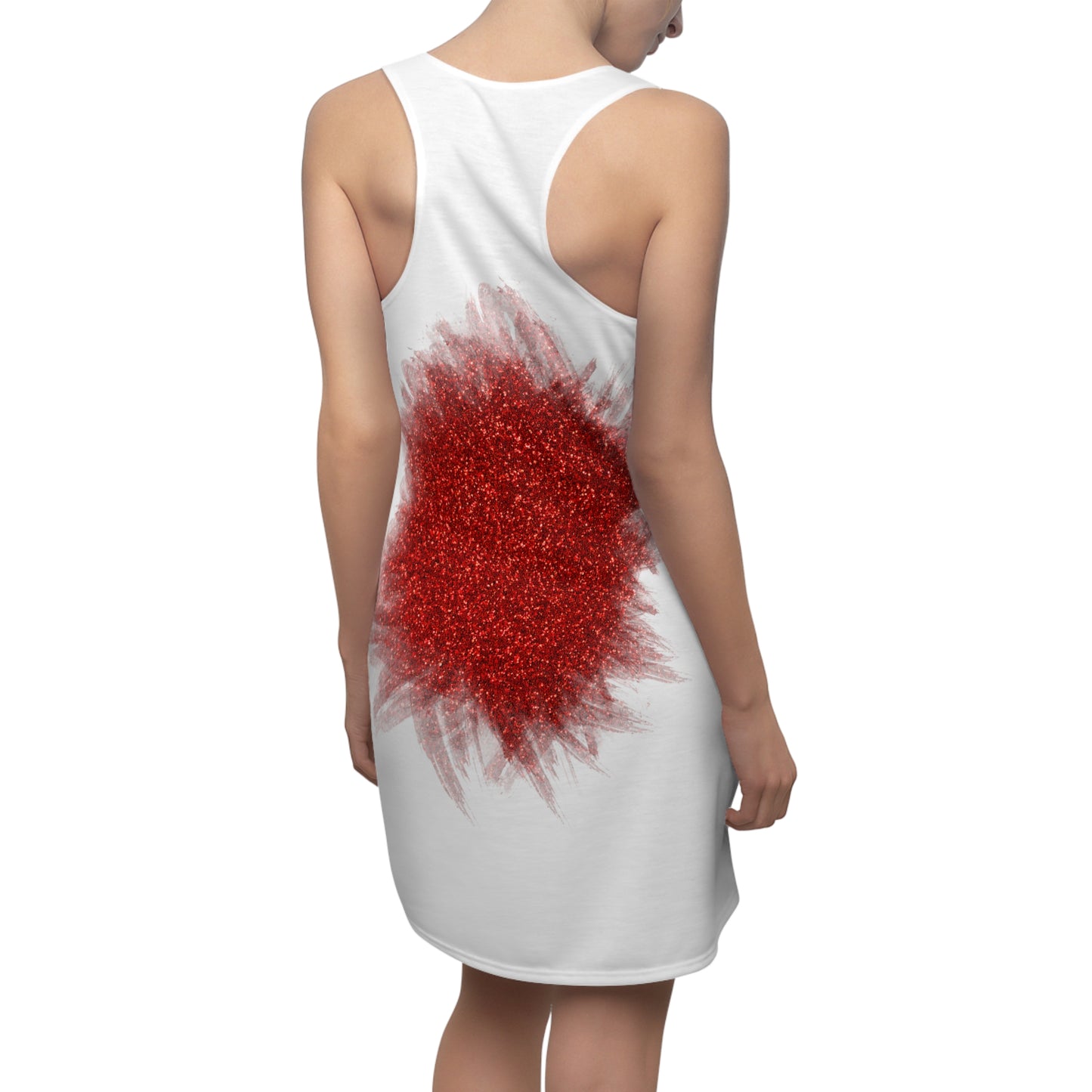 Rot Sparkle Racerback Kleid – Stylishes Partykleid
