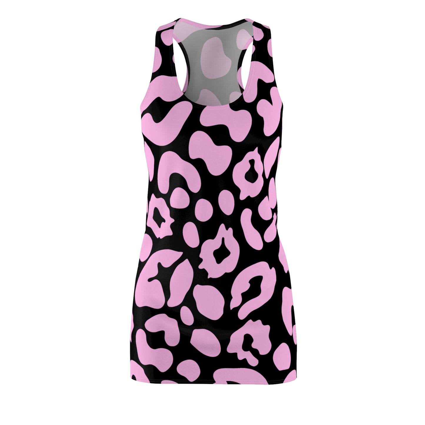 Pink Leopard Racerback Kleid – Trendiges Sommerkleid