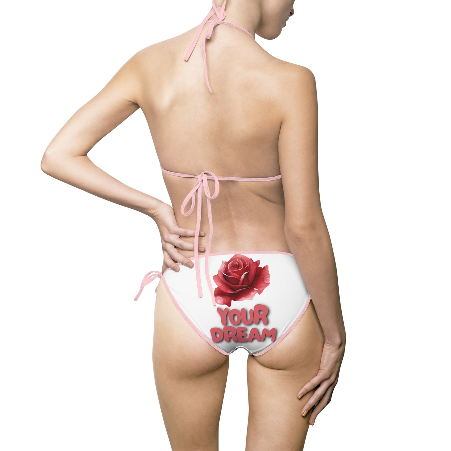 Damen Bikini YOUR DREAM Rosenmotiv Sommermode Strand