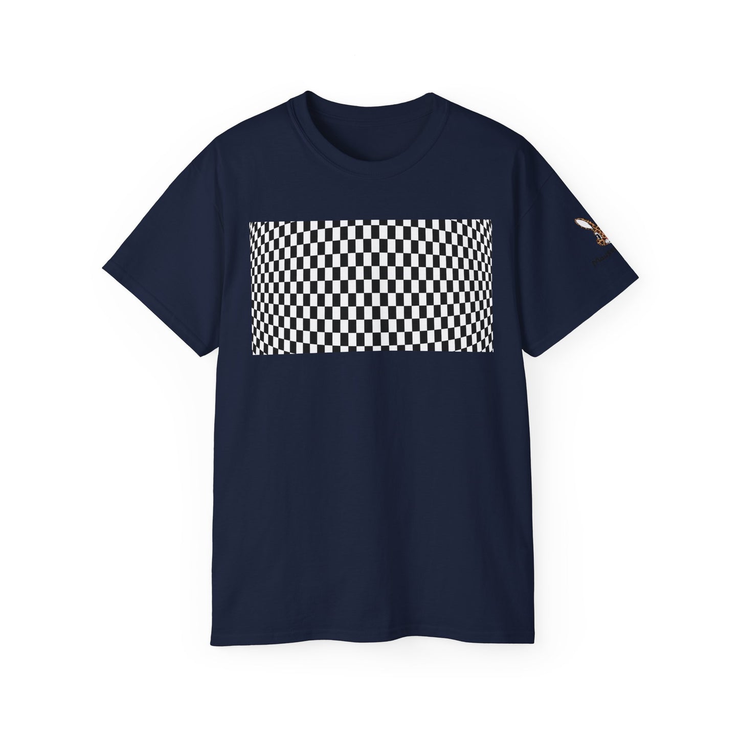 Black White Checkerboard T-Shirt – Retro Streetwear Tee