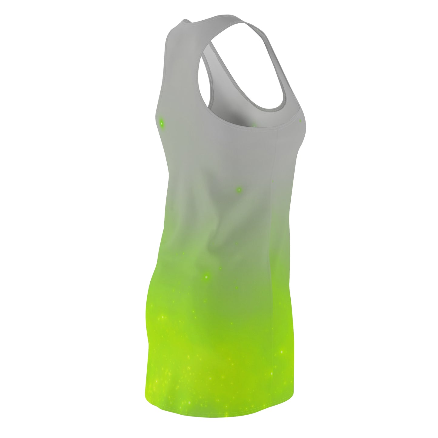 Racerback Kleid mit Grau-Grün Farbverlauf – leicht & sommerlich