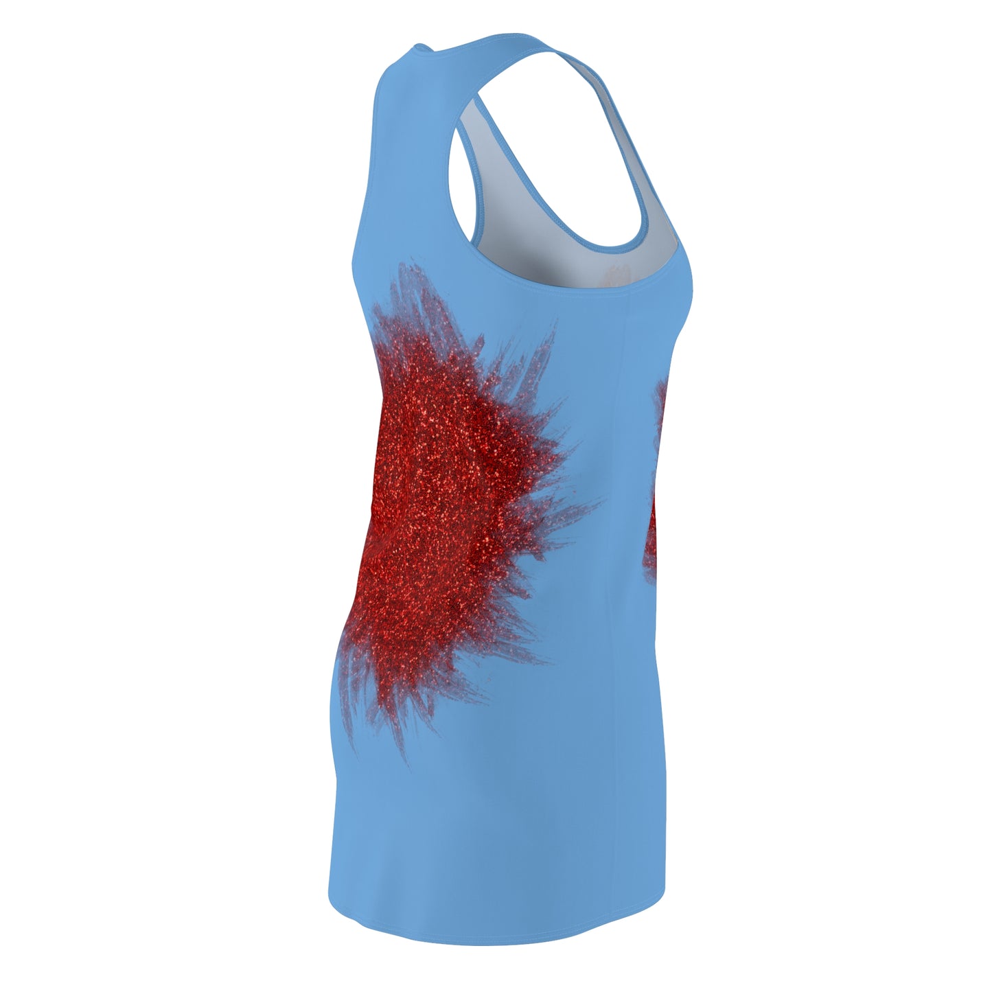 Rot Sparkle Racerback Kleid – Stylishes Partykleid