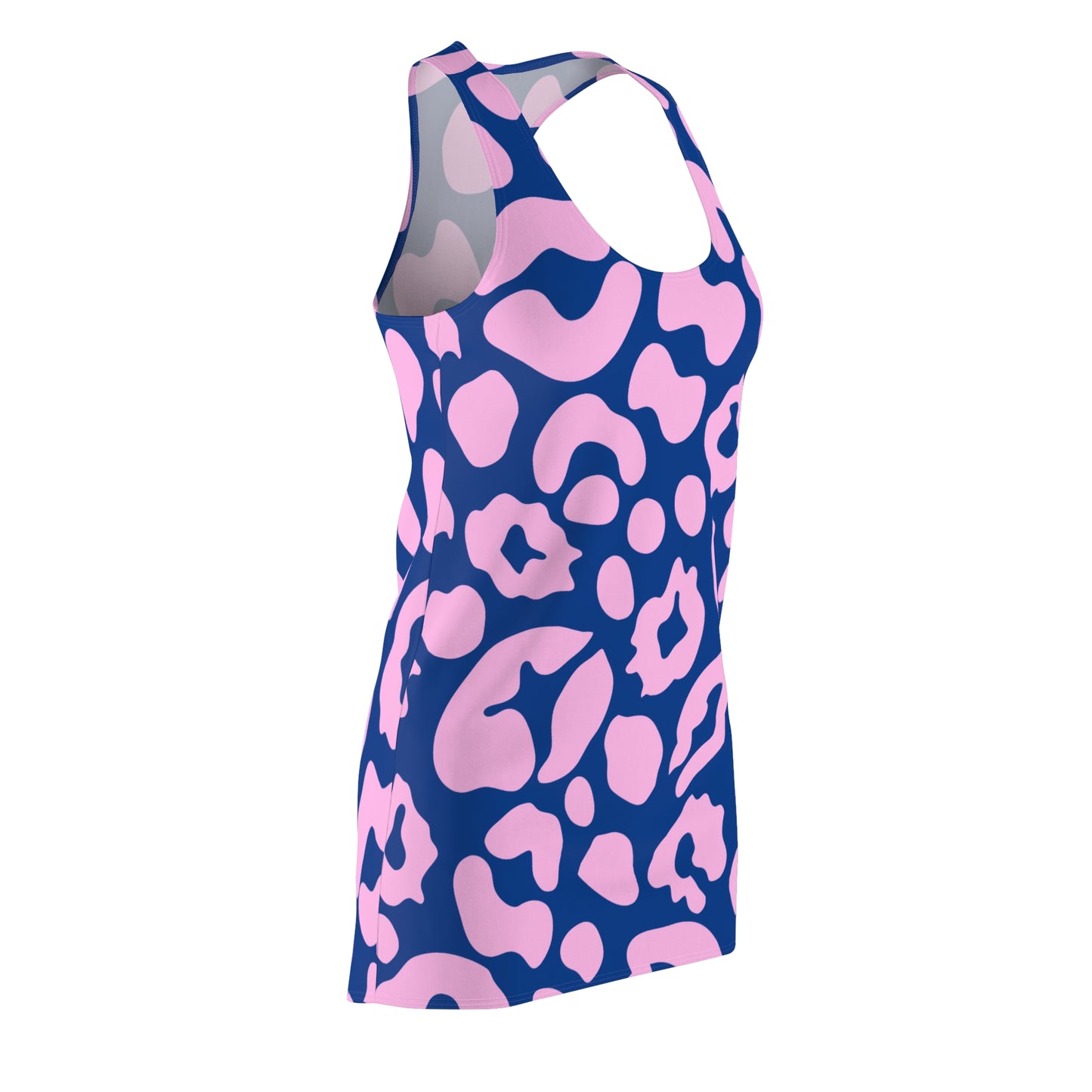 Pink Leopard Racerback Kleid – Trendiges Sommerkleid