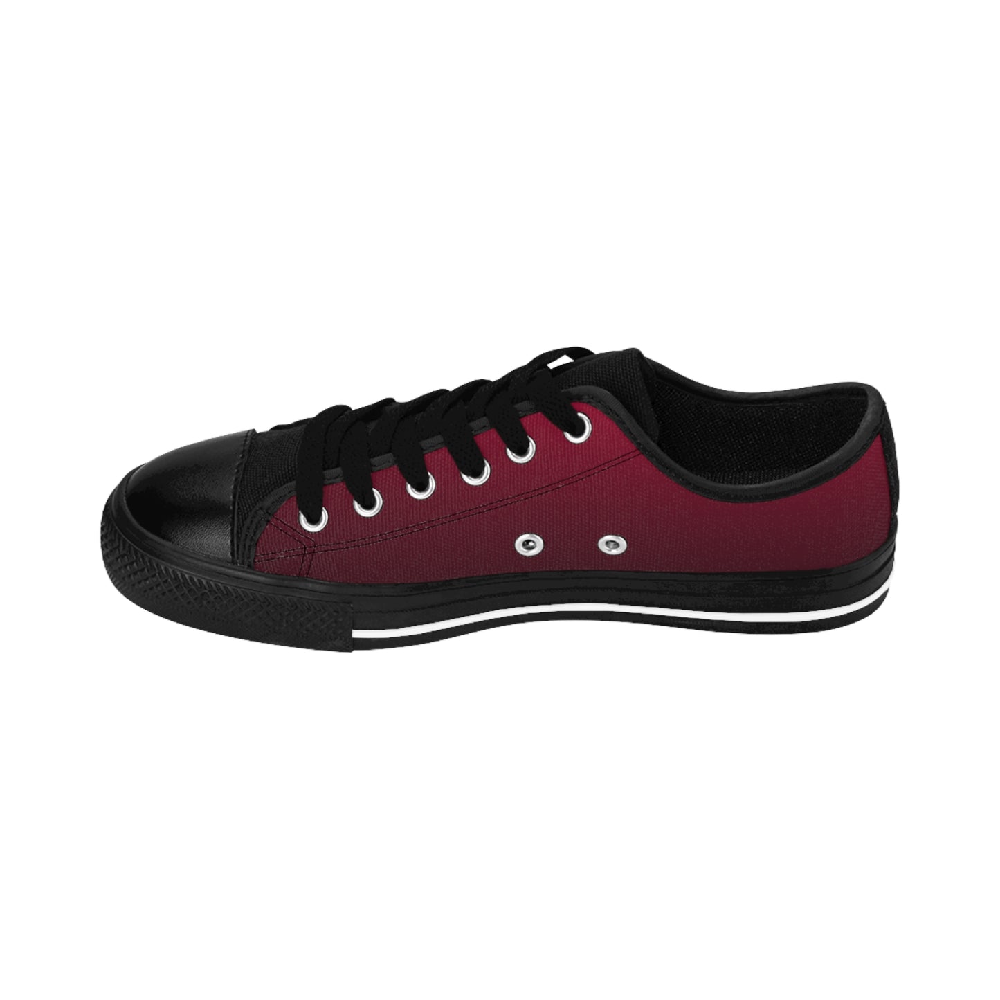 Damen Sneaker Bordeaux Canvas Freizeit Schuhe Streetwear Low