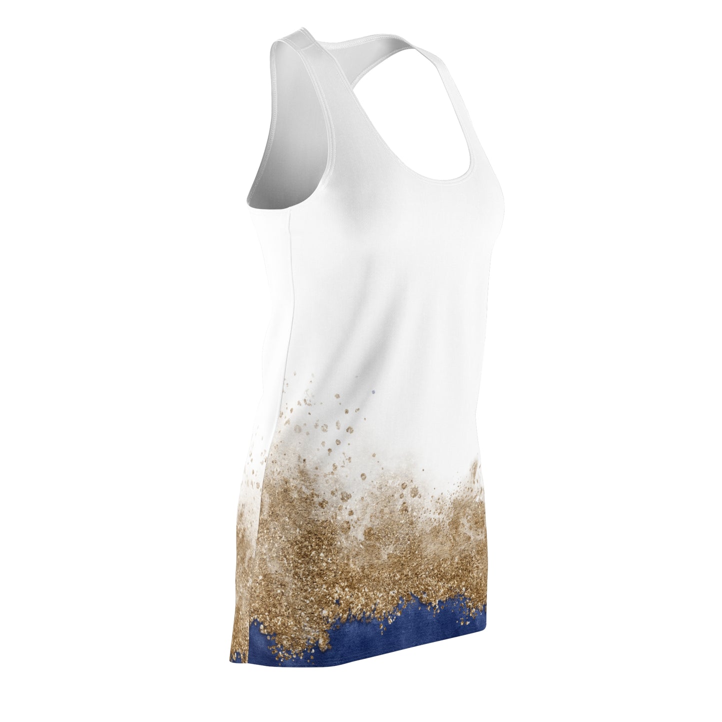 Golden Shore Racerback Kleid – Leichtes Urlaubskleid