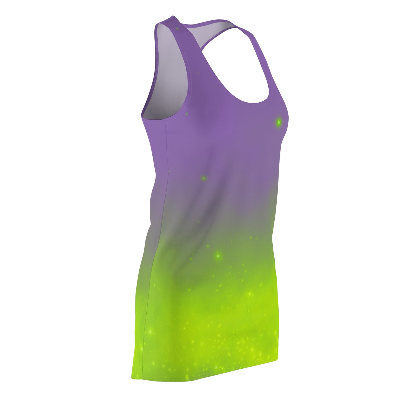 Racerback Kleid mit Lila-Grün Farbverlauf – leicht & sommerlich
