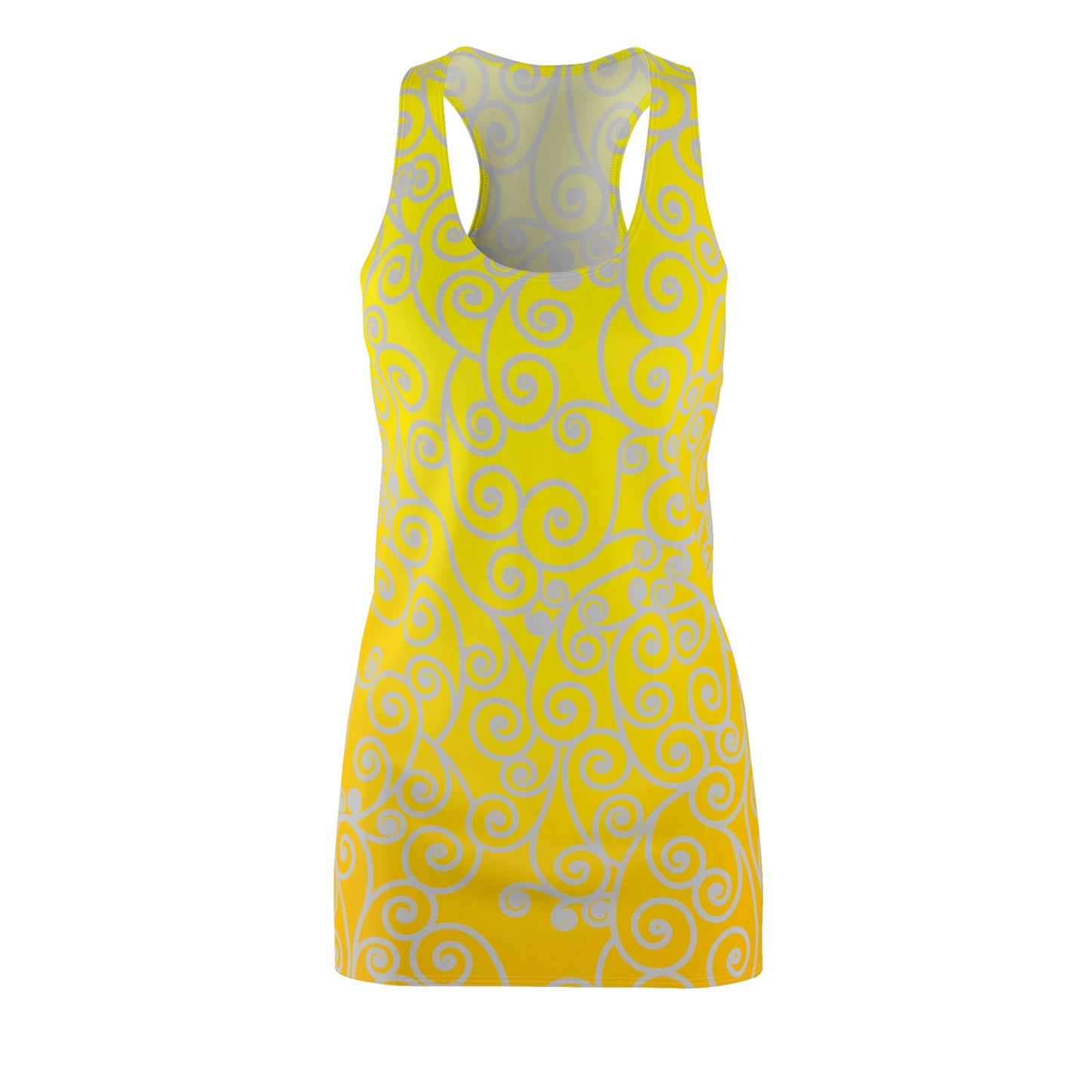 Racerback Damenkleid Sommer – Arabesken Muster, stilvoll & bequem