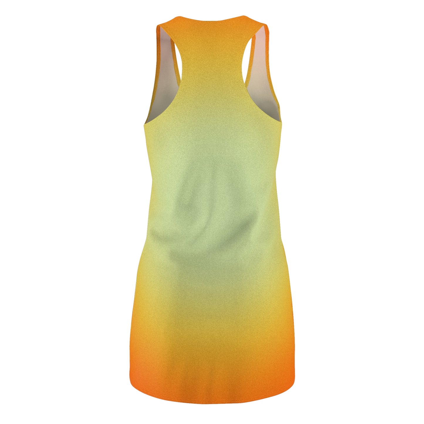 Racerback Kleid Grün Orange Farbverlauf – Sommer Look