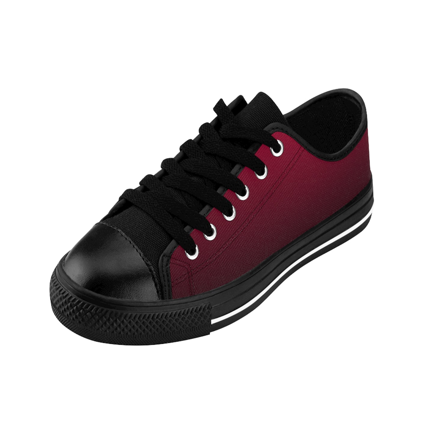 Damen Sneaker Bordeaux Canvas Freizeit Schuhe Streetwear Low
