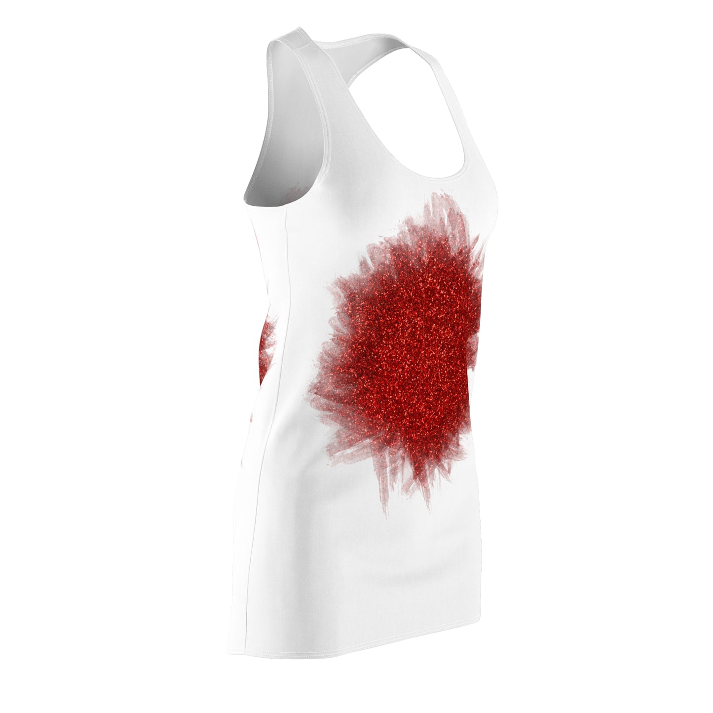 Rot Sparkle Racerback Kleid – Stylishes Partykleid