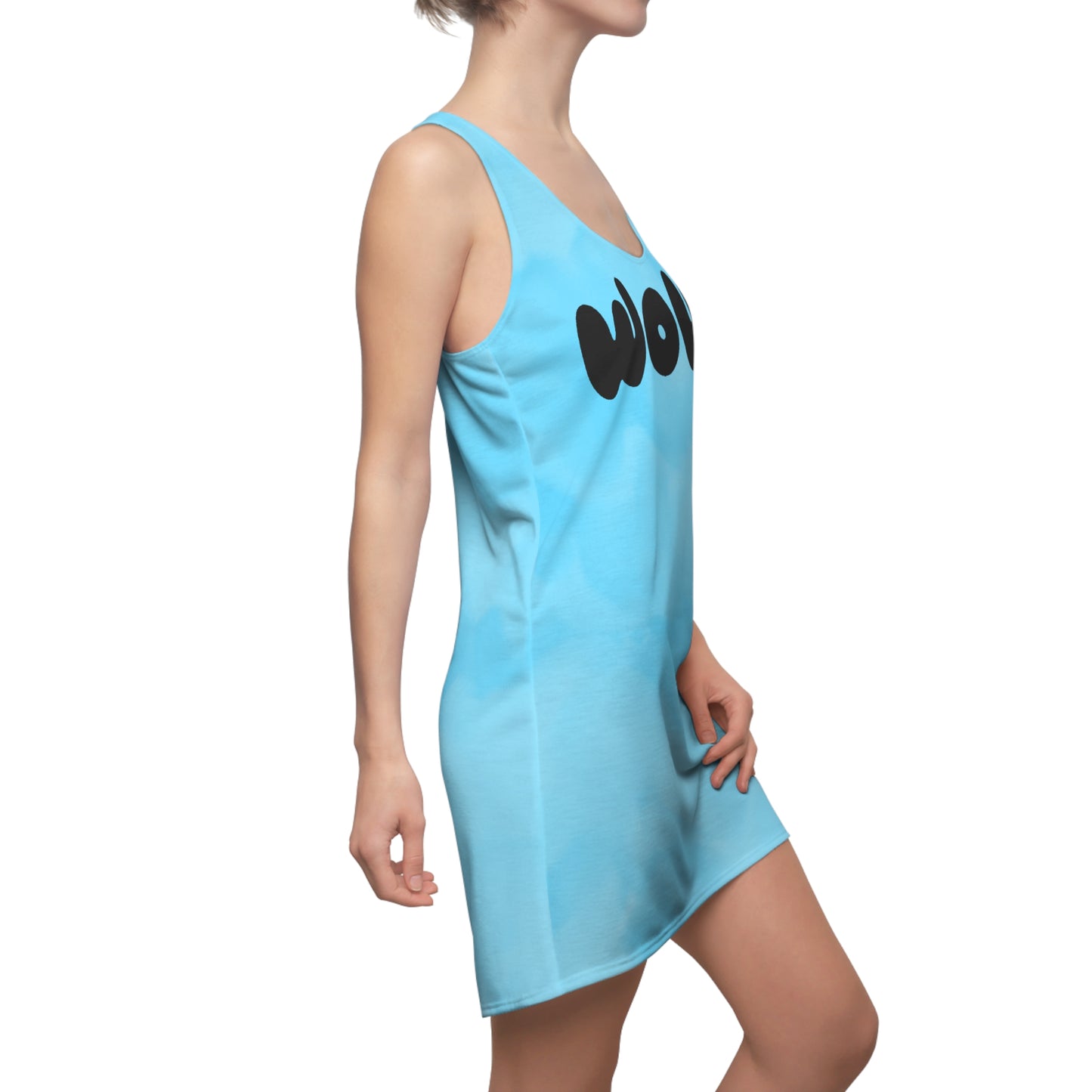 WOW Print Racerback Kleid – Trendy Sommer Damenmode