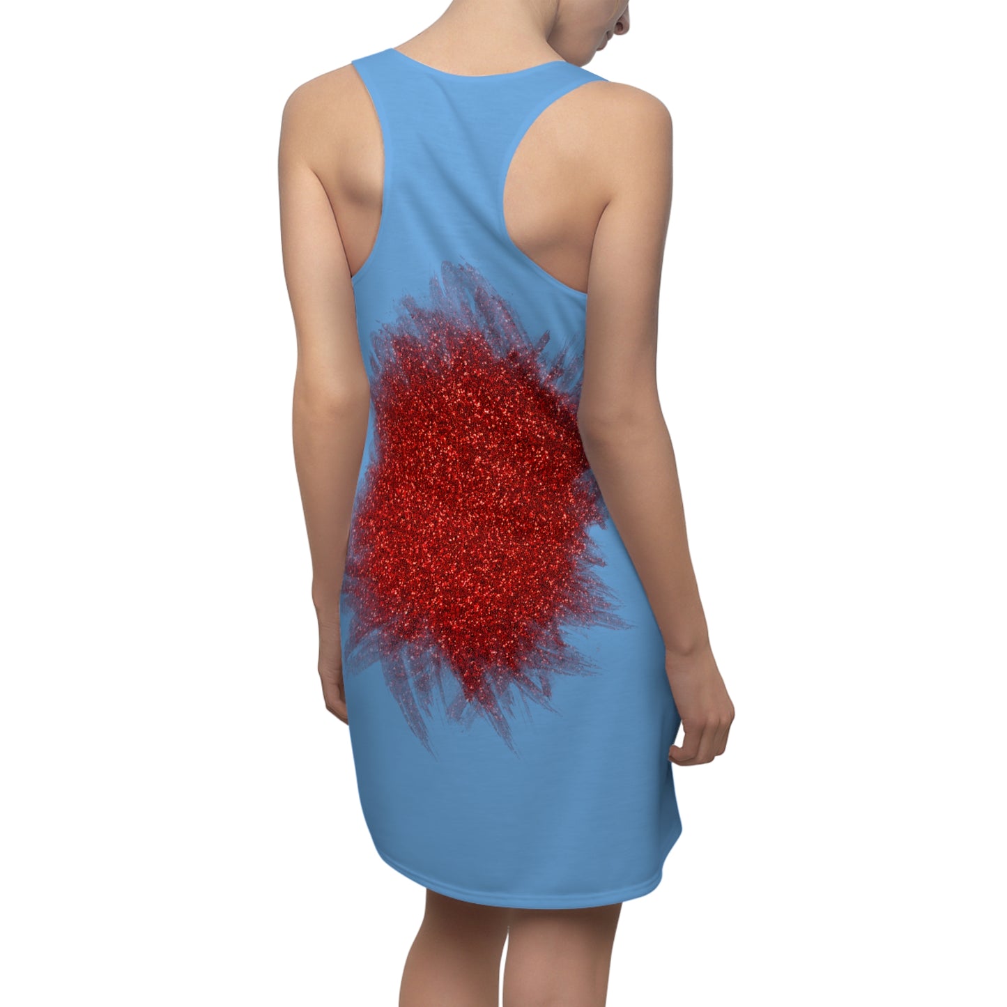 Rot Sparkle Racerback Kleid – Stylishes Partykleid