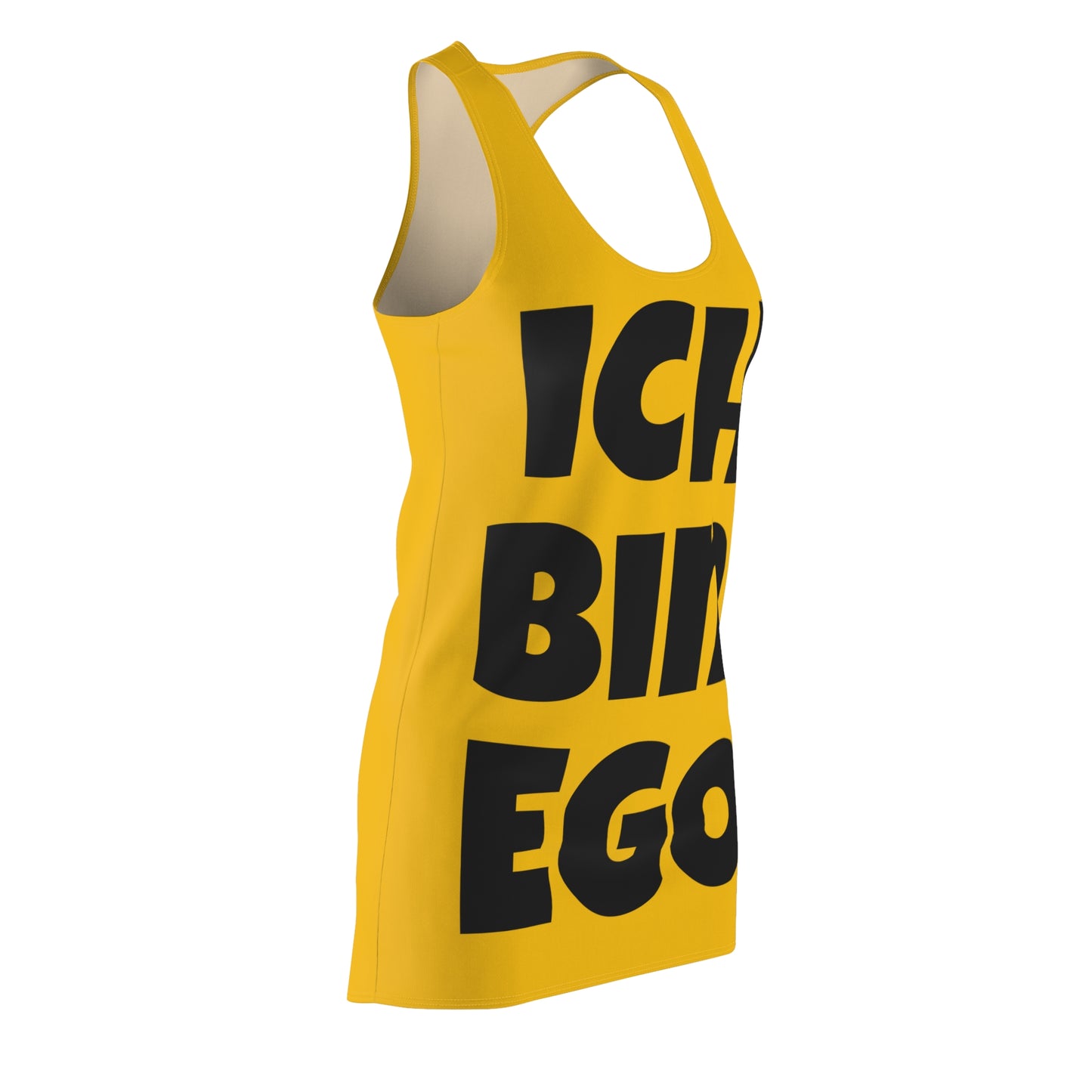 Ich Bin Ego Racerback Kleid – Statement Sommerkleid