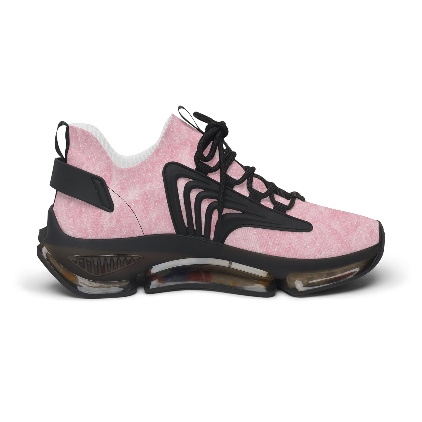 Pink Sneaker Damen – Stylische Sportschuhe mit schwarzem Design