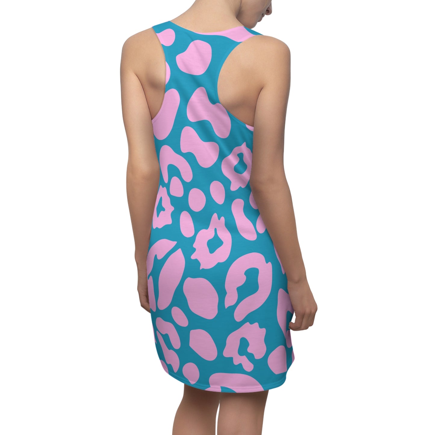 Pink Leopard Racerback Kleid – Trendiges Sommerkleid