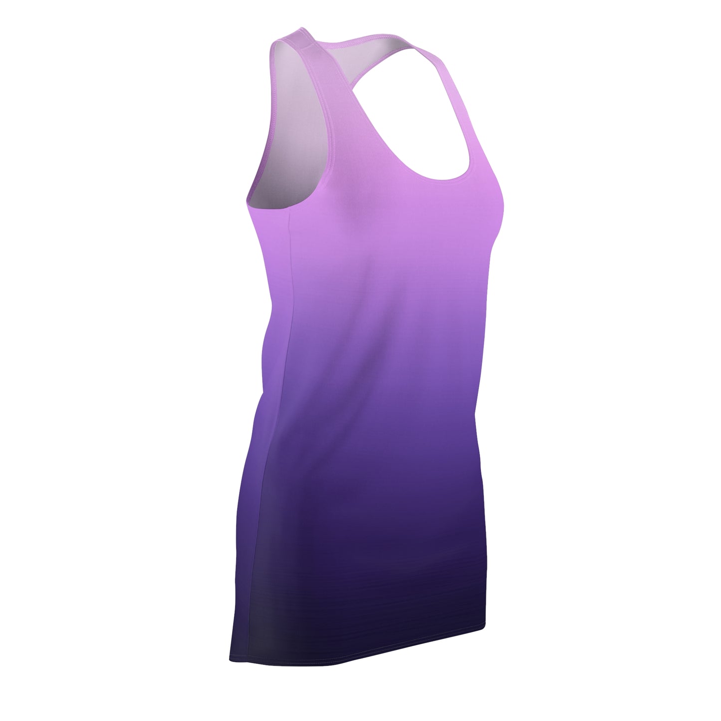 Lila Gradient Racerback Kleid – Elegantes Ombre Kleid