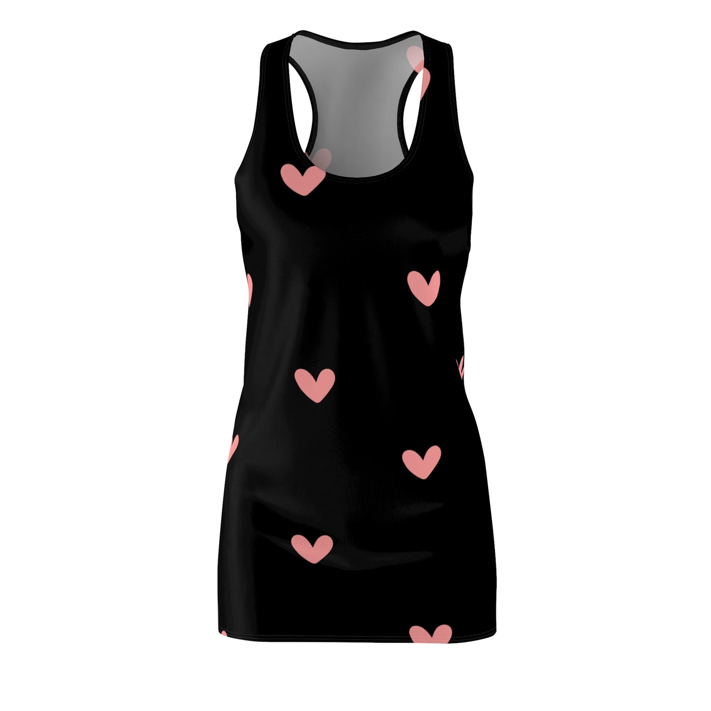 Racerback Kleid mit zartem Herzmuster – Sommerkleid für Damen Cute