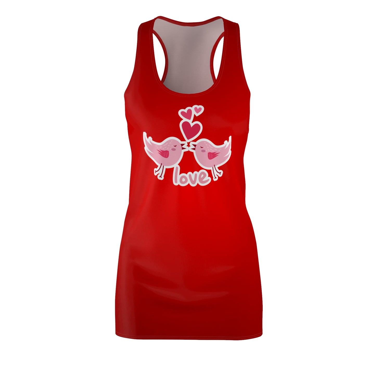 Lovebirds Racerback Kleid – Romantisches Sommerkleid