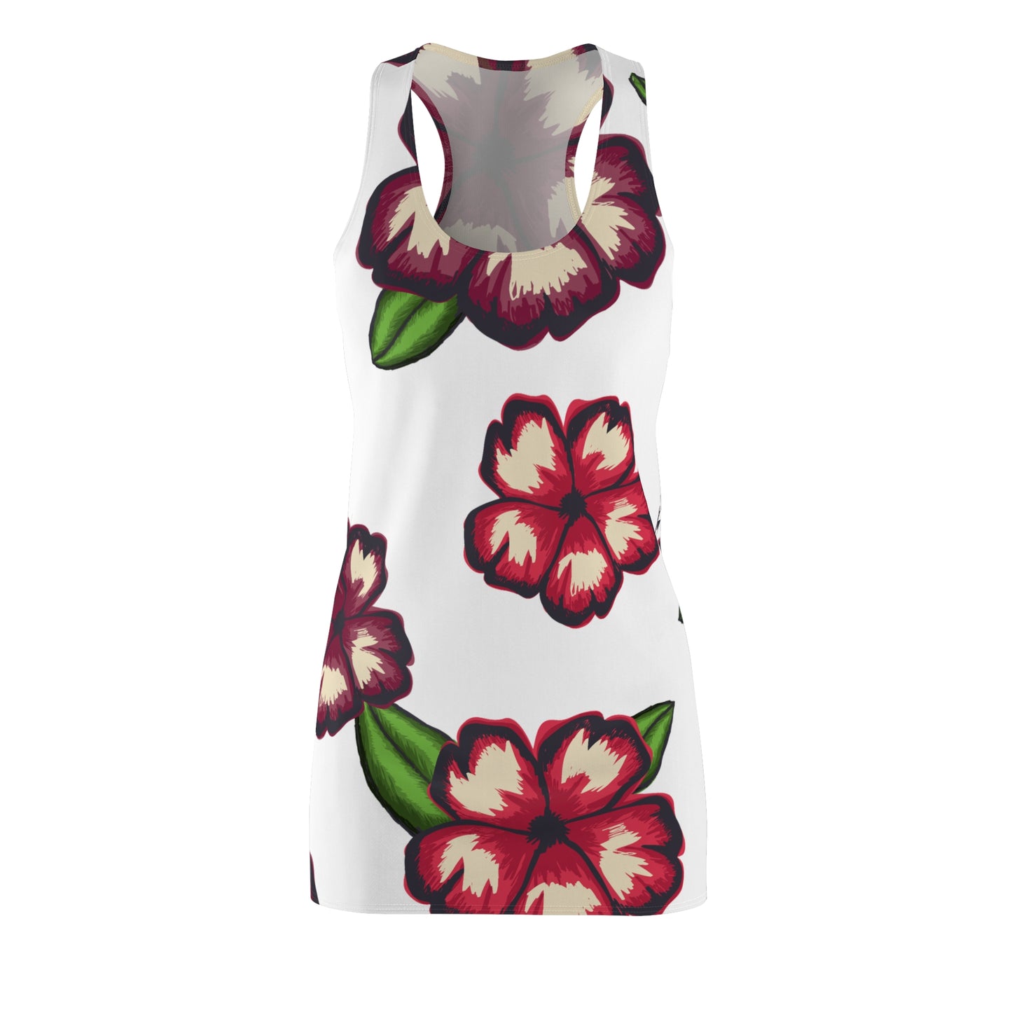 Hibiskus Racerback Kleid – Stylishes Sommerkleid