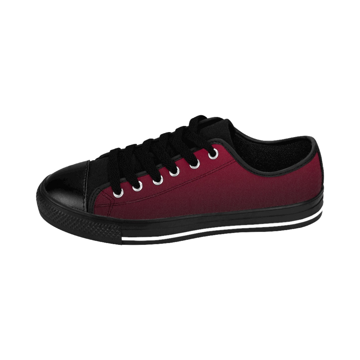 Damen Sneaker Bordeaux Canvas Freizeit Schuhe Streetwear Low