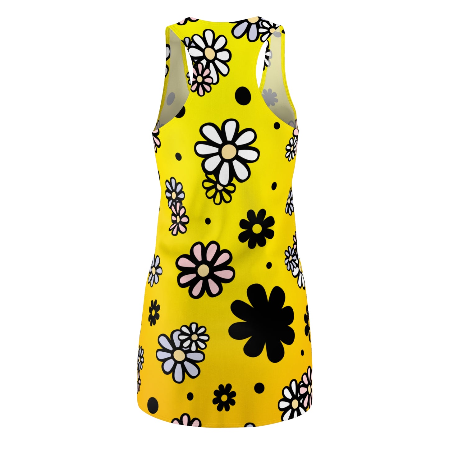 Racerback Damenkleid Sommer – Blumenmuster, verspielt & modern
