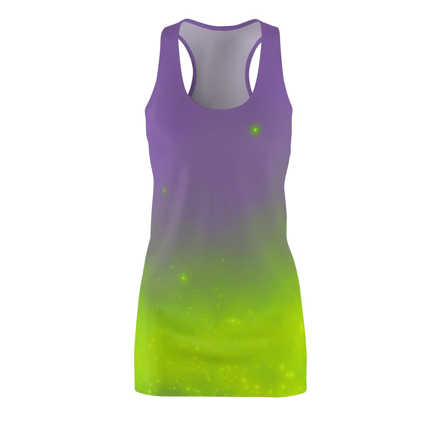 Racerback Kleid mit Lila-Grün Farbverlauf – leicht & sommerlich