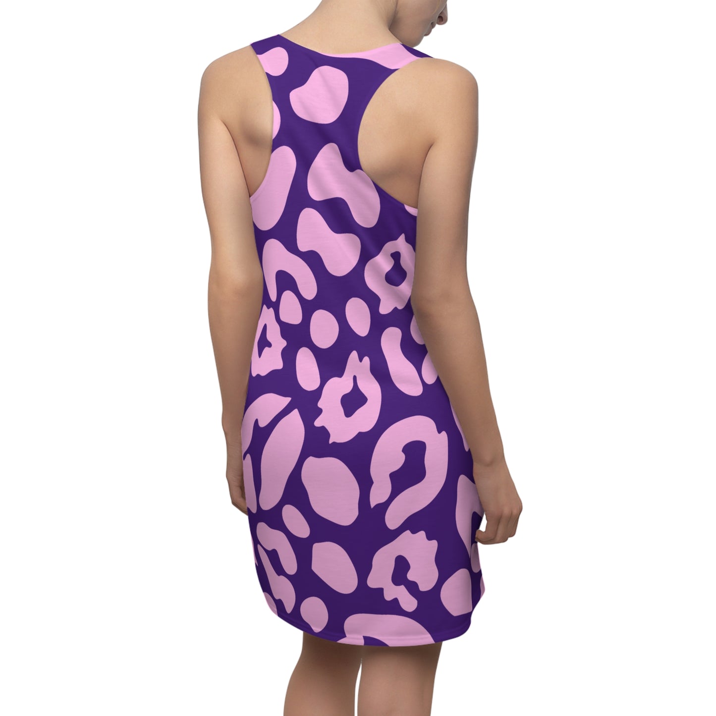 Pink Leopard Racerback Kleid – Trendiges Sommerkleid
