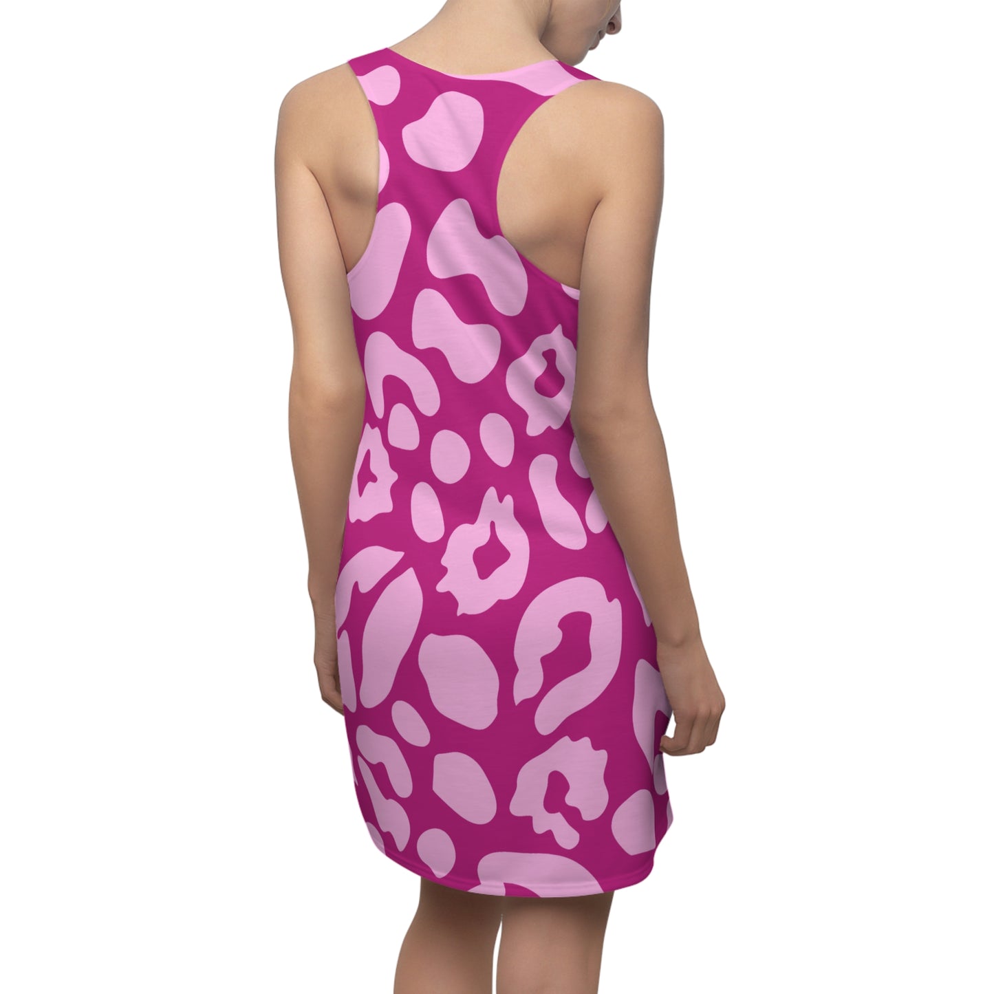 Pink Leopard Racerback Kleid – Trendiges Sommerkleid