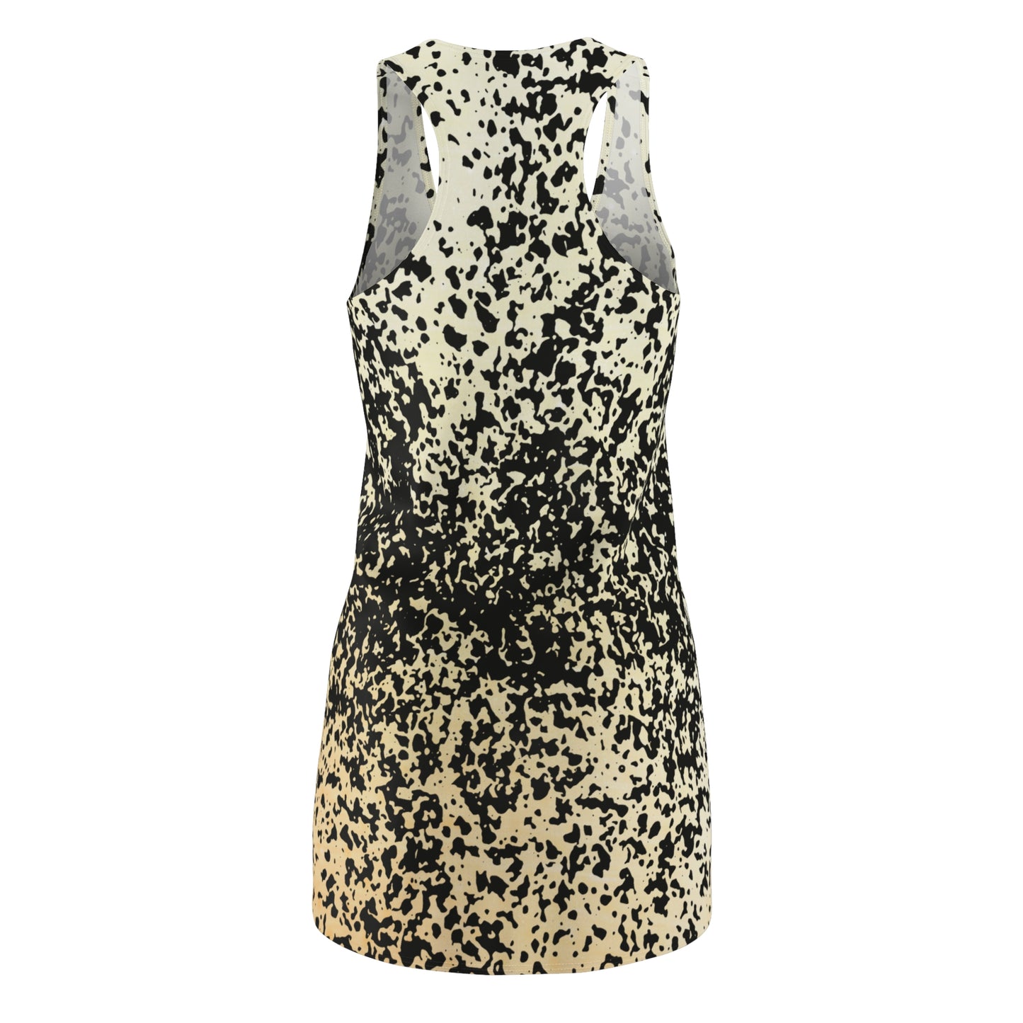 Racerback Kleid mit abstraktem Sprenkelmuster – modern & zeitlos