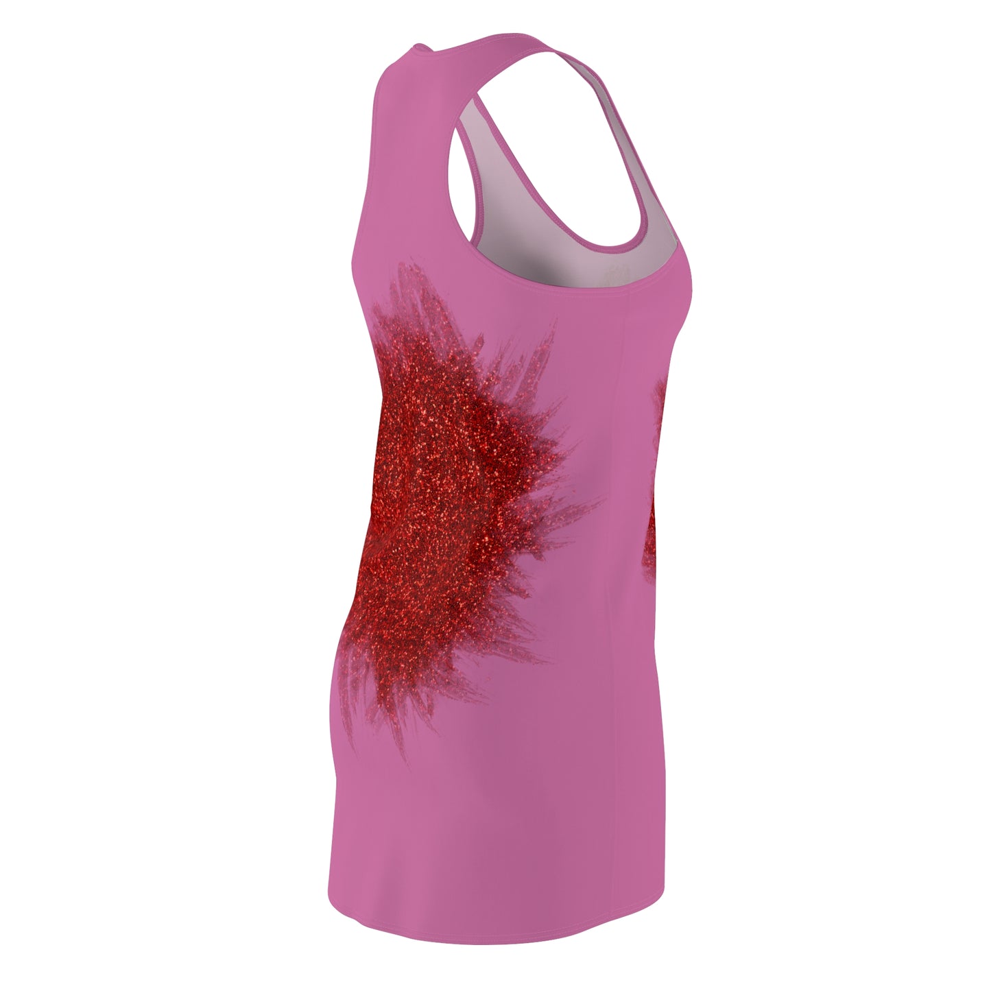 Rot Sparkle Racerback Kleid – Stylishes Partykleid
