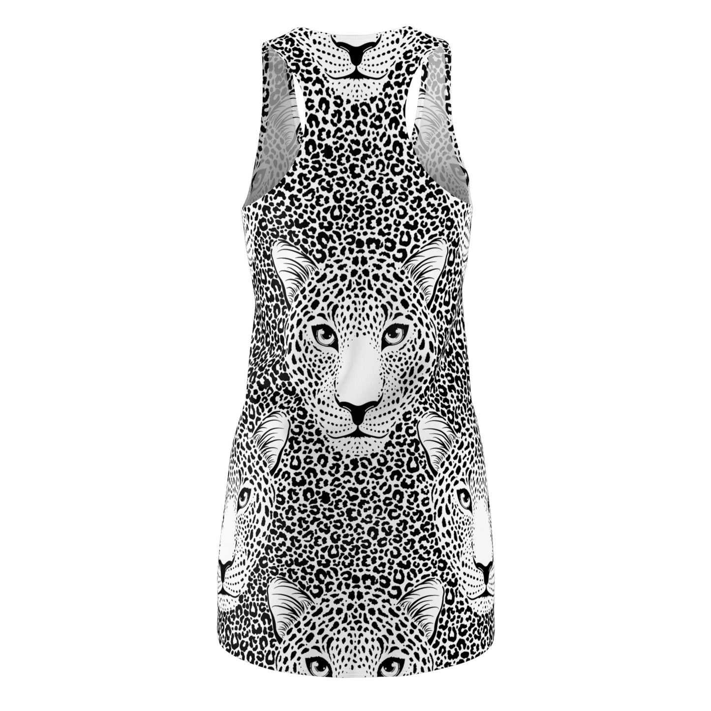 Leopard Print Racerback Kleid – Sommerkleid mit Animal Print, Sexy Streetwear, Trendiges Party Outfit für Damen