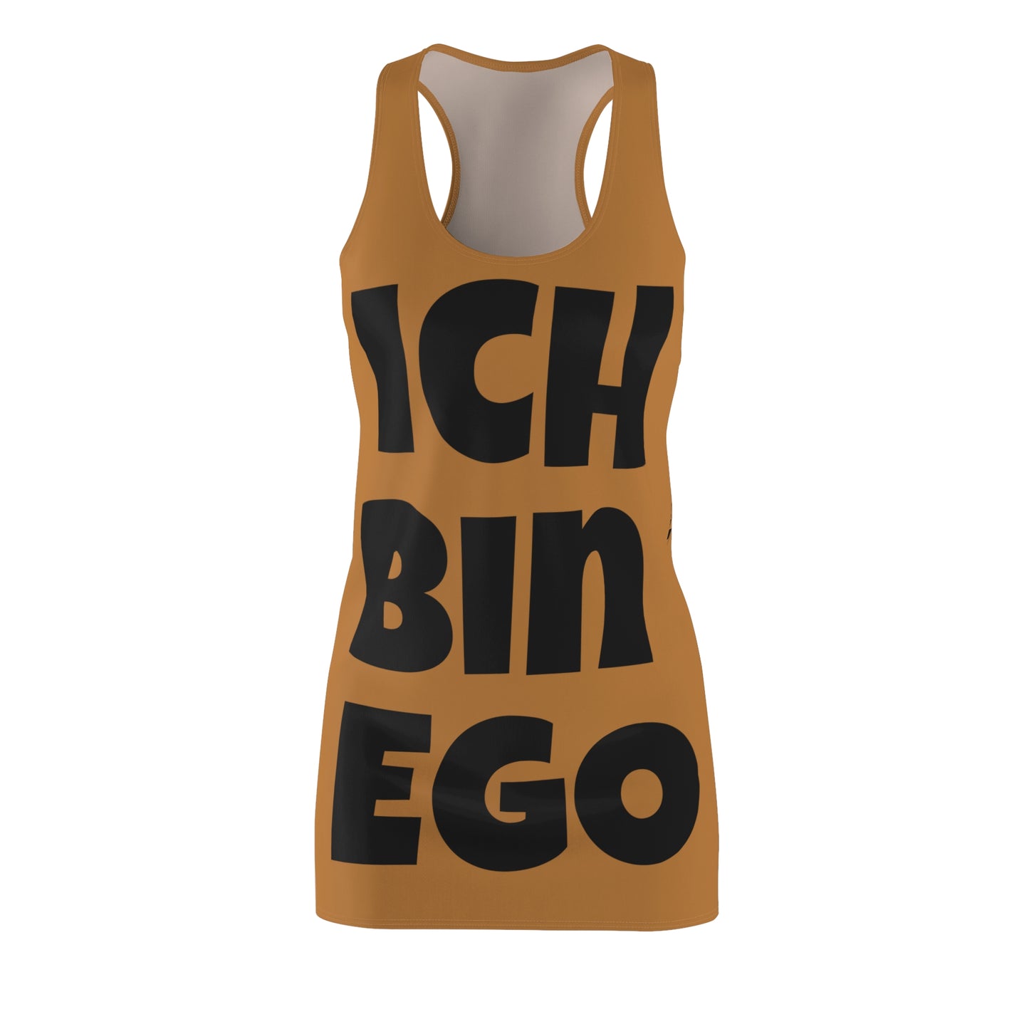 Ich Bin Ego Racerback Kleid – Statement Sommerkleid