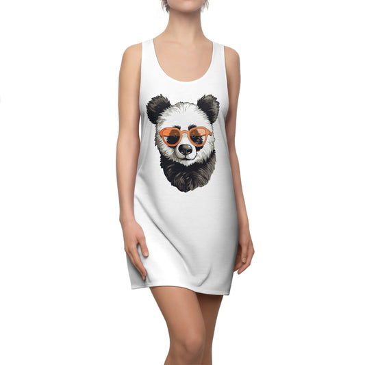 Panda Racerback Kleid mit Sonnenbrille – Sommer Damenmode