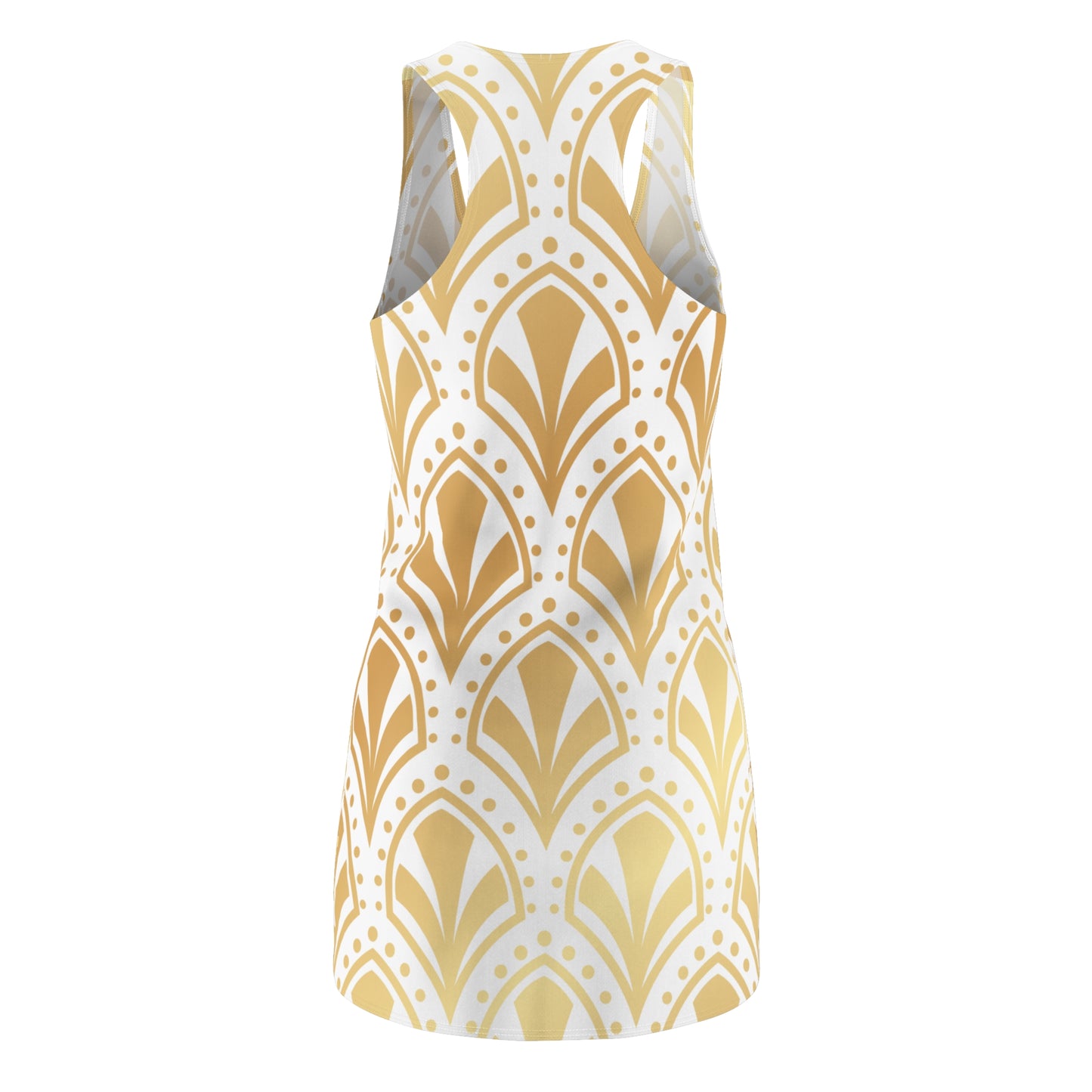 Luxury Racerback Dress mit Elegant Art Deco Muster