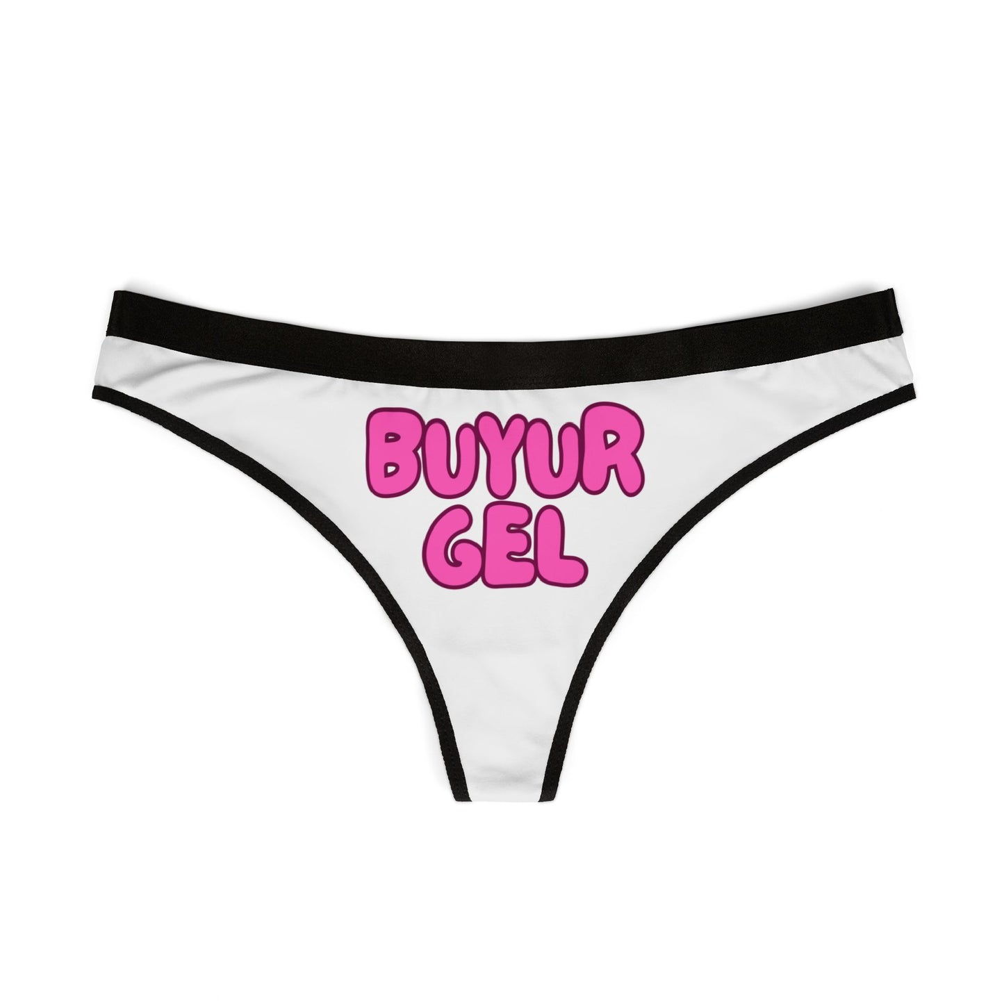 Damen Thong Unterwäsche Bequeme Atmungsaktive Slips Buyur gel Print