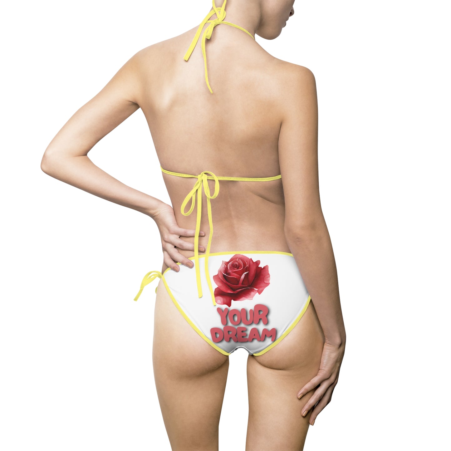 Damen Bikini YOUR DREAM Rosenmotiv Sommermode Strand