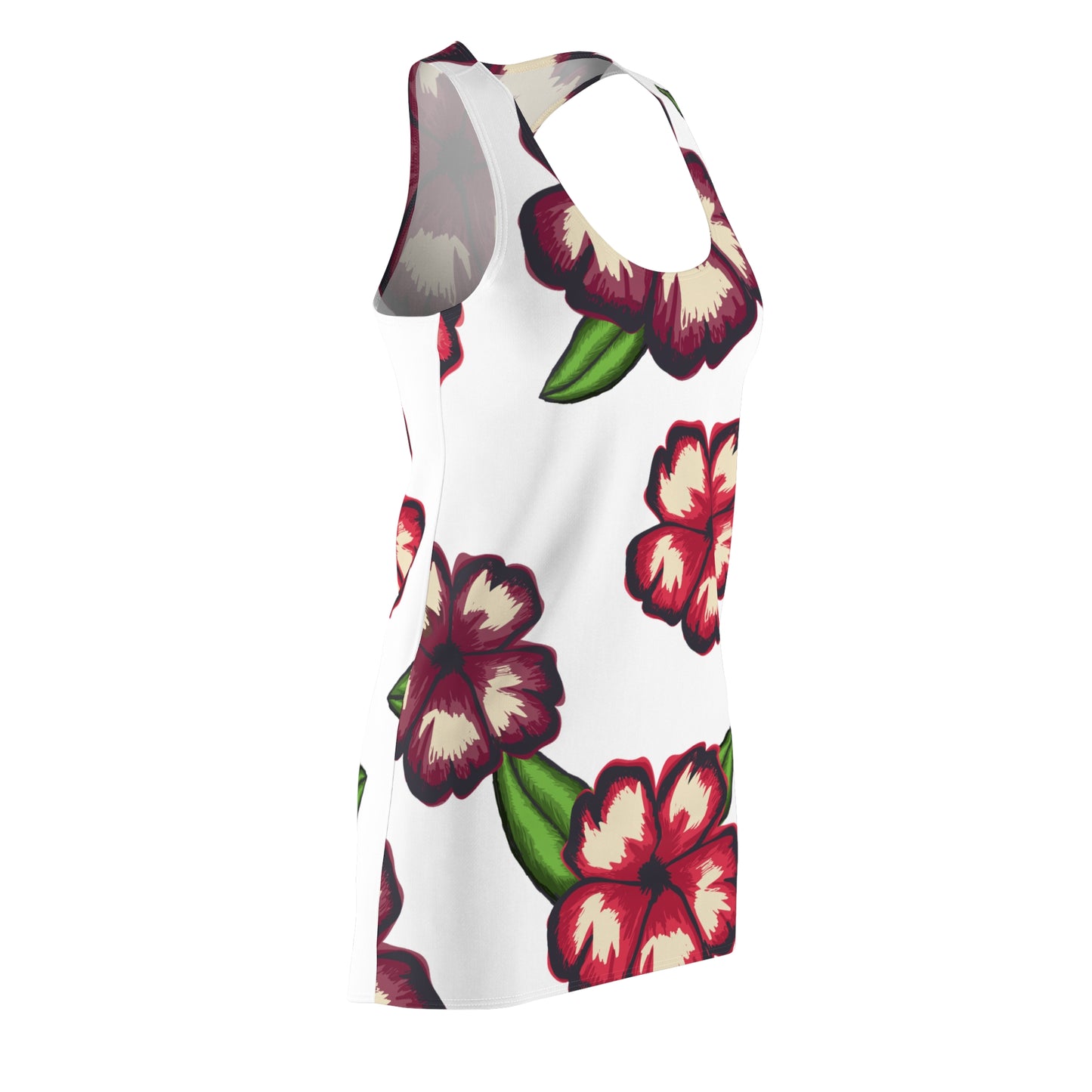 Hibiskus Racerback Kleid – Stylishes Sommerkleid