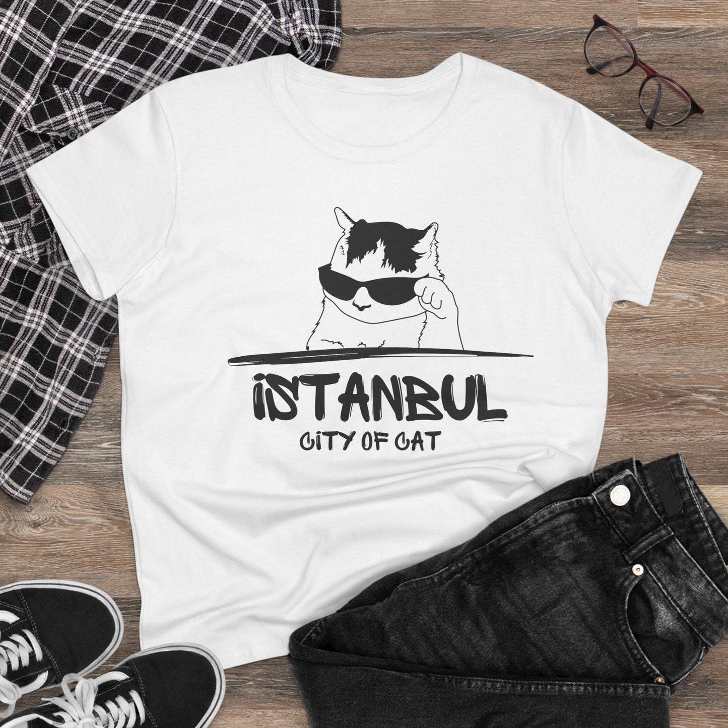Istanbul Cat T-Shirt – City of Cats Grafik Shirt