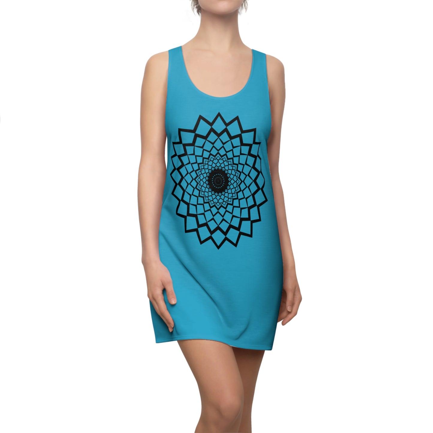 Mandala Racerback Kleid – Boho Sommerkleid
