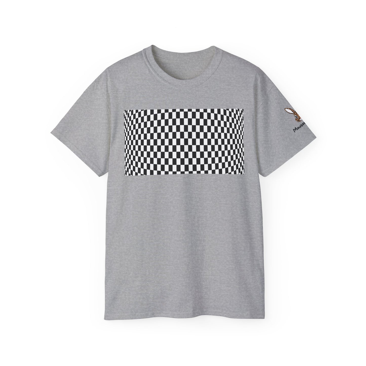 Black White Checkerboard T-Shirt – Retro Streetwear Tee
