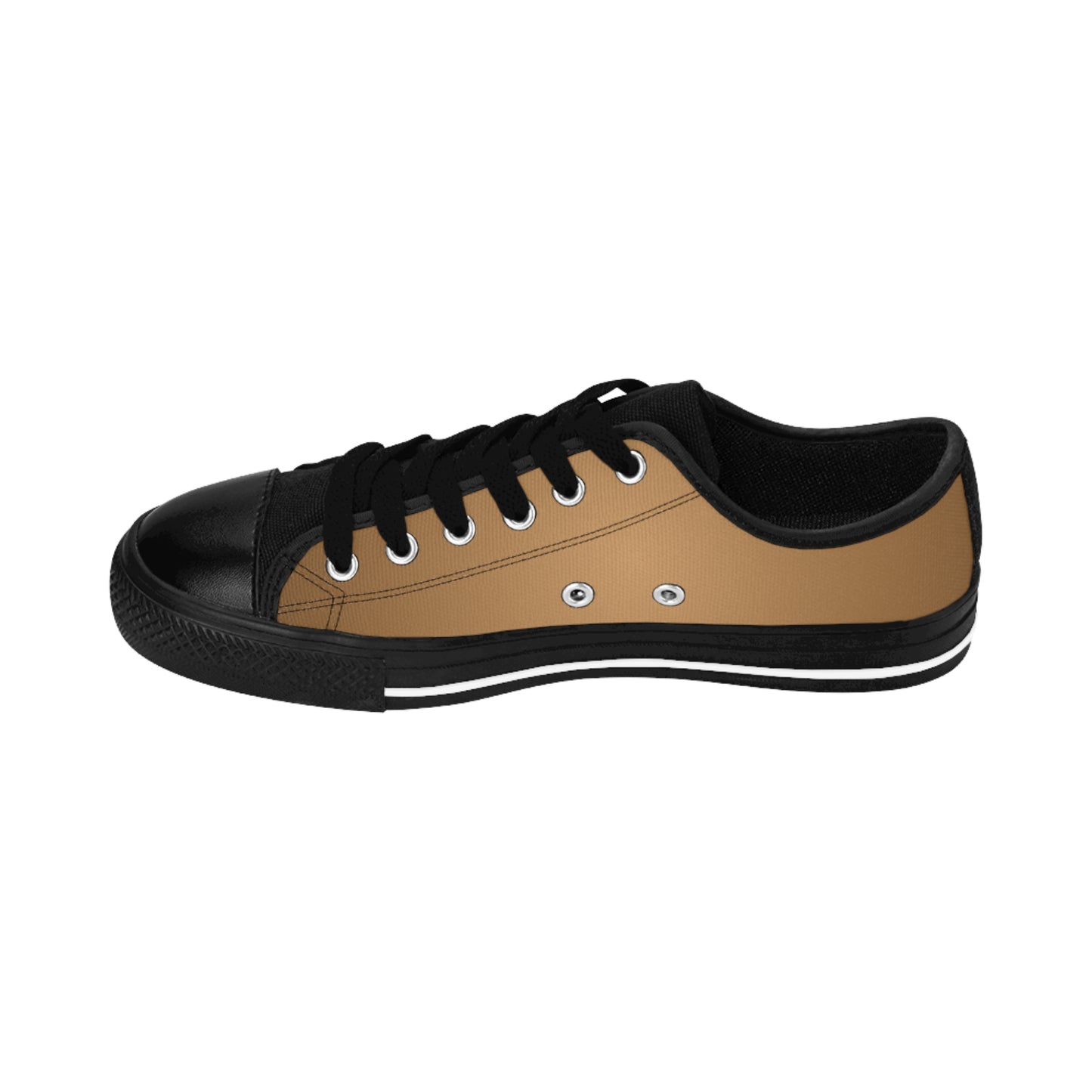 Beige Gradient Canvas Sneakers Women Casual Lace-Up Shoes