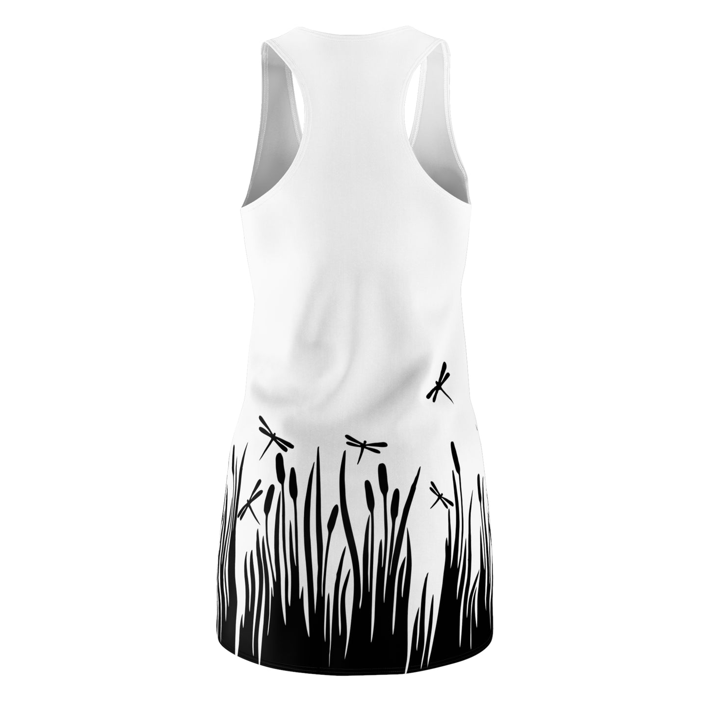 Damen Kleid Libellen Design Racerback Sommer Freizeit Party