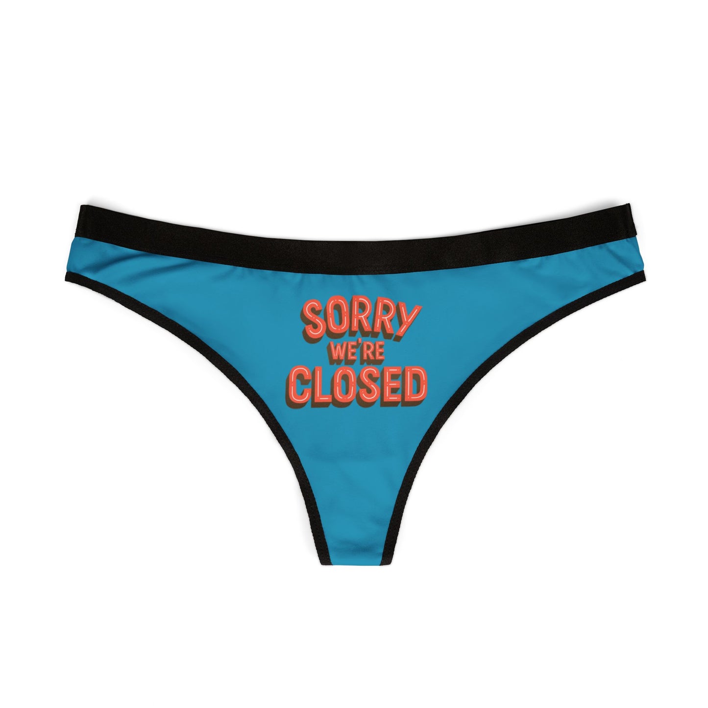 Damen Thong Unterwäsche Sorry Closed Lustige Slips MauserDesign