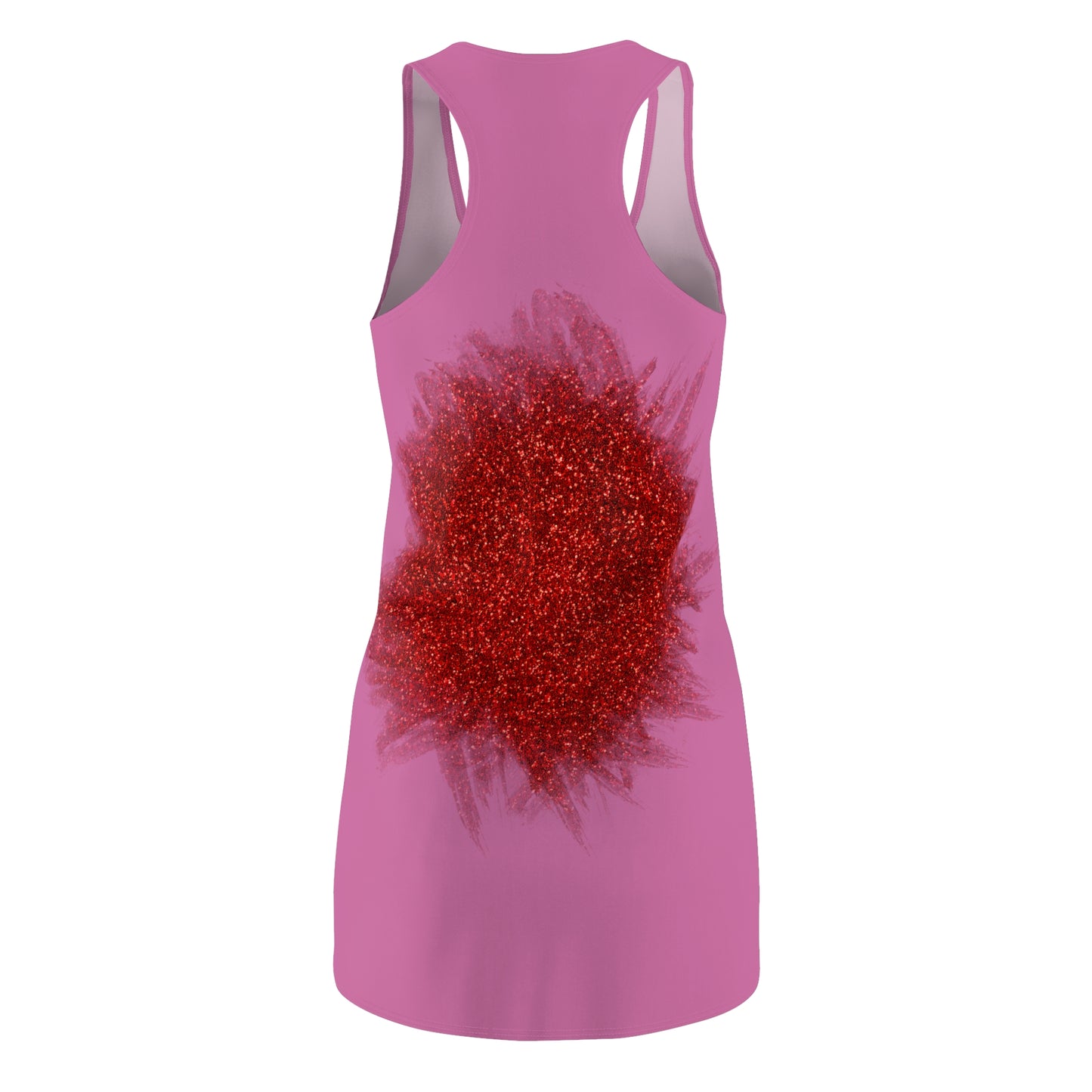 Rot Sparkle Racerback Kleid – Stylishes Partykleid