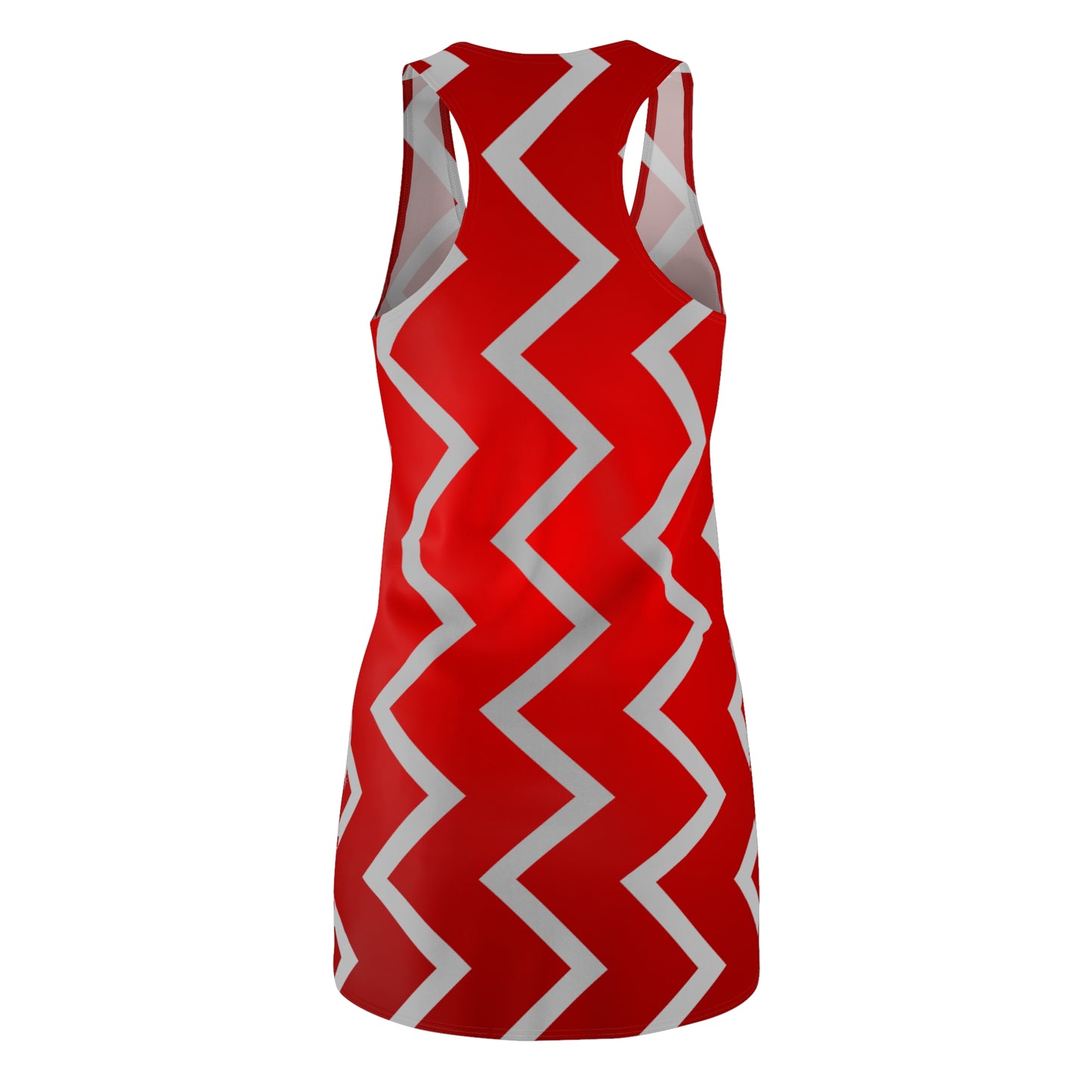 Rot Zickzack Racerback Kleid – Trendiges Sommerkleid